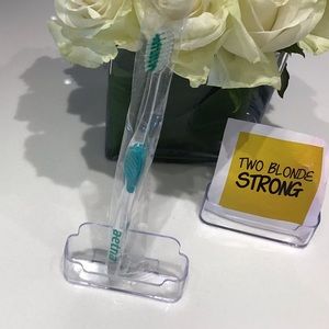 Aetna teal soft bristles toothbrush OS brand new